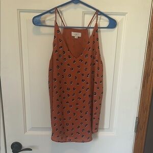 Loft Rust Spaghetti Strap top